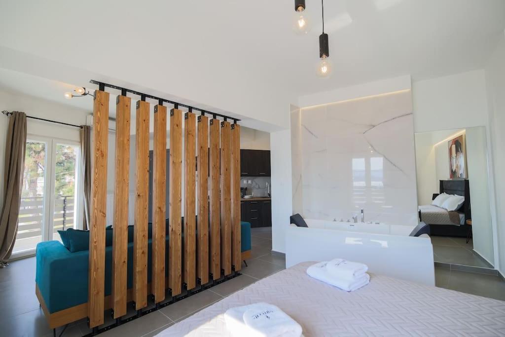 La Casa New Central Coastal Apartment & Jacuzzi Volos Luaran gambar
